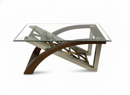 Modern Wood/Metal Coffee Table