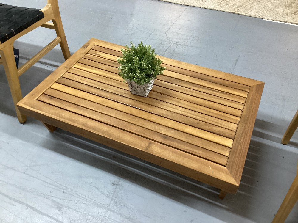 Teak outdoor coffee table 39x24x11|3750