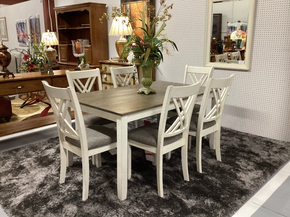 Coaster Fortress dining table with 6 chairs|3789
