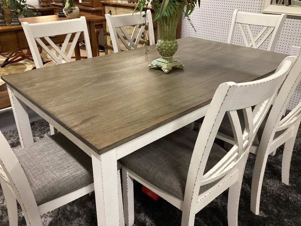 Coaster Fortress dining table with 6 chairs|3790