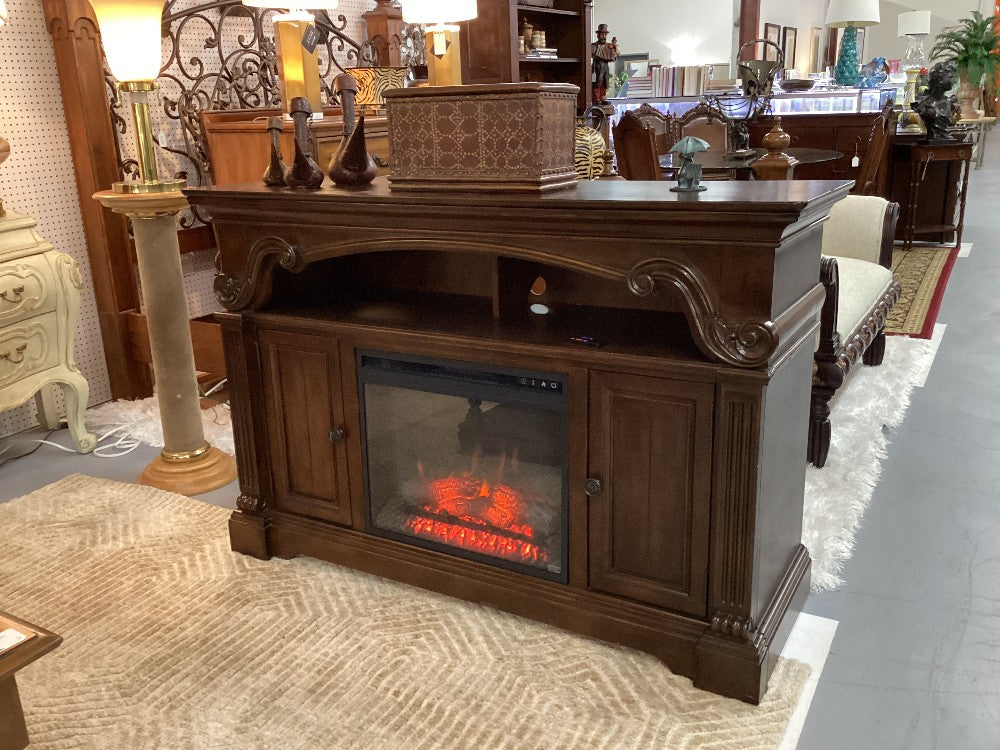 Fireplace console cabinet|3814
