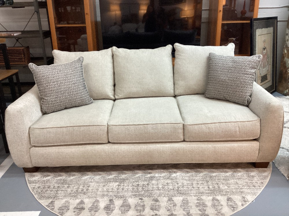 Cloth Cream Sofa|3854