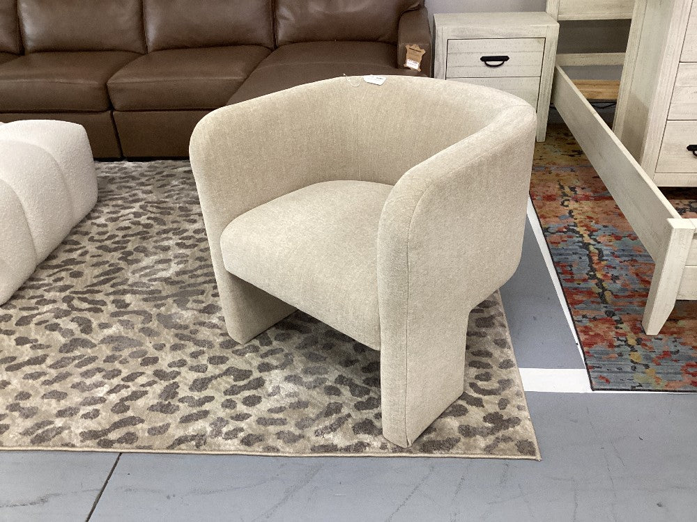 Safavieh Light Brown Half Moon Chair|3864