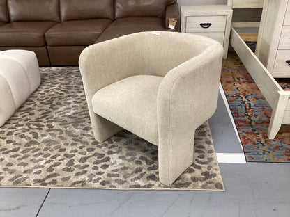Safavieh Light Brown Half Moon Chair|3864