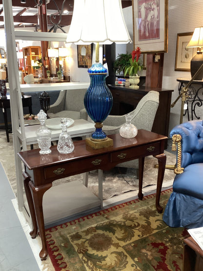 Cherry 2 drawer console sofa table|3904