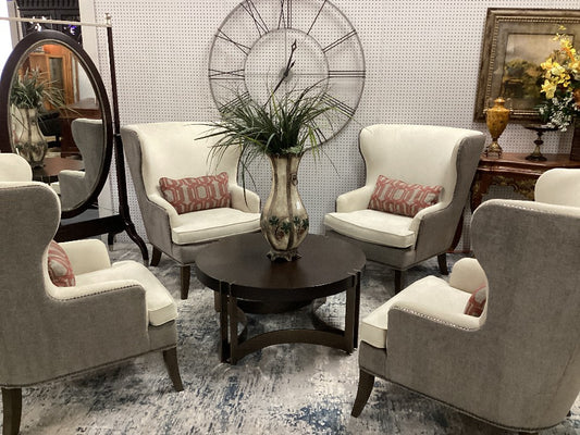 Lazy boy highback chair with nail heads|3913