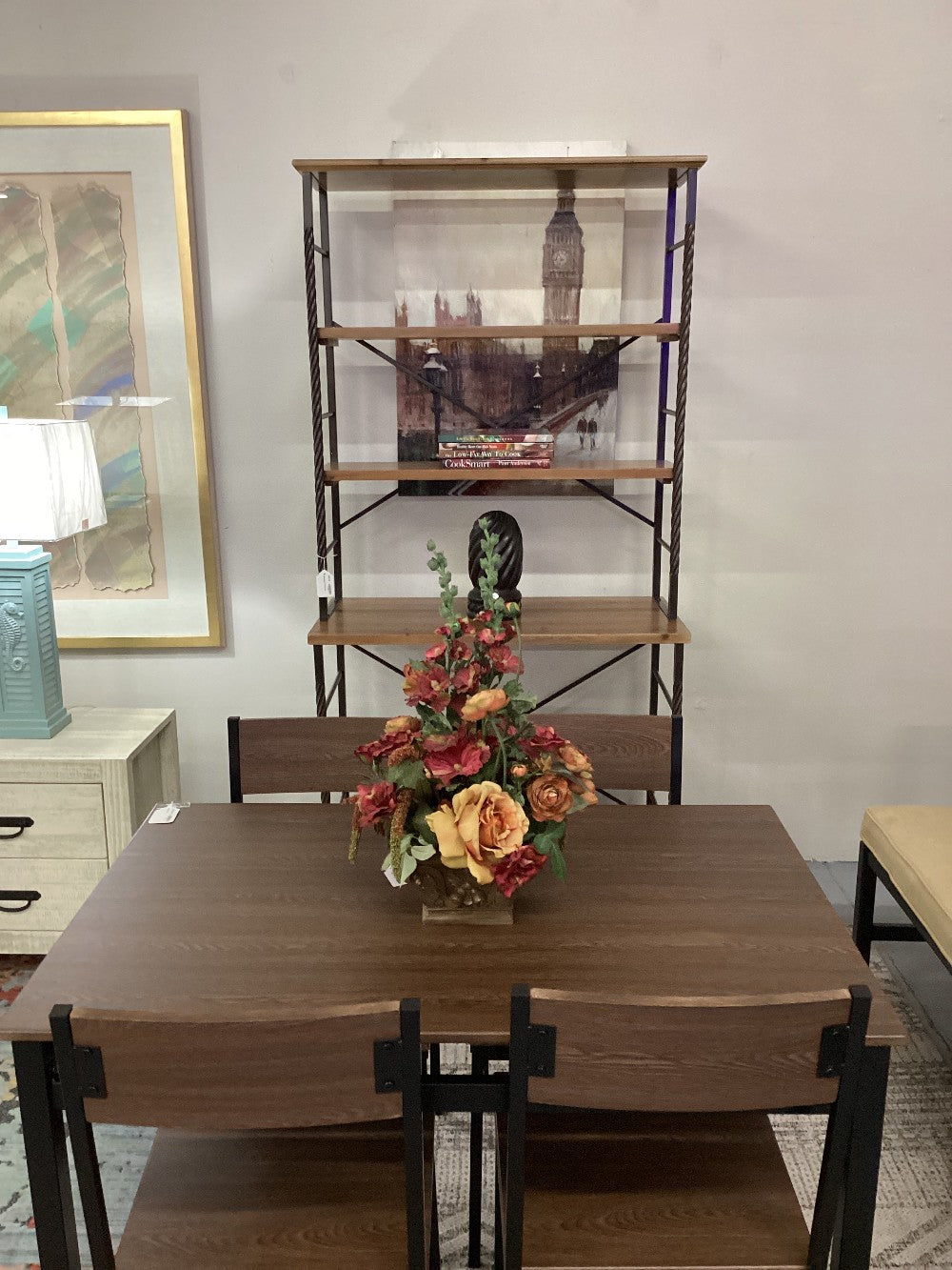 Metal/Wood Shelving Unit|3936