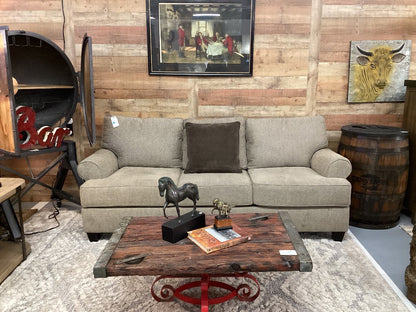 Broyhill Light brown couch|3952