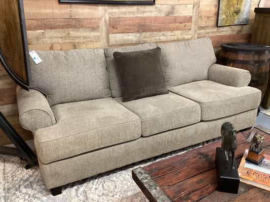 Broyhill Light brown couch|3953