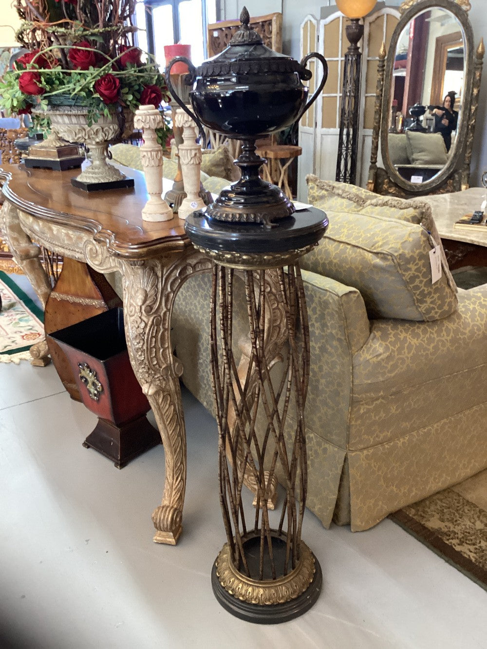 Marble Top Pedestal|3980