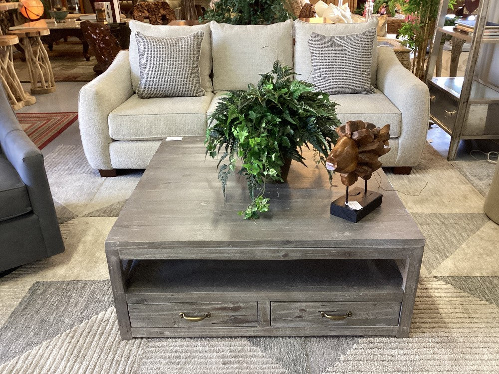 Coastal coffee table with 4 drawers|3998