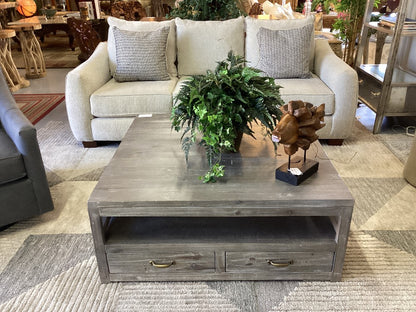 Coastal coffee table with 4 drawers|3998