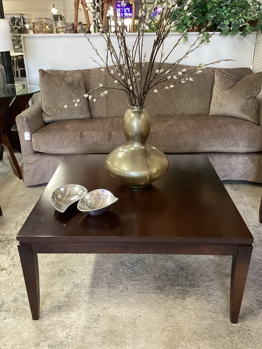 Square Espresso wood coffee table|4074