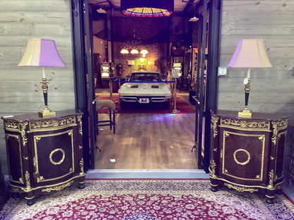 Pair of candlestick lamps|4089