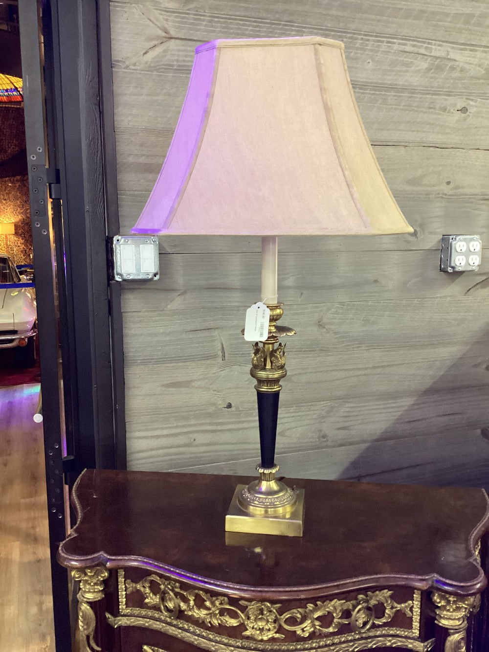 Pair of candlestick lamps|4090
