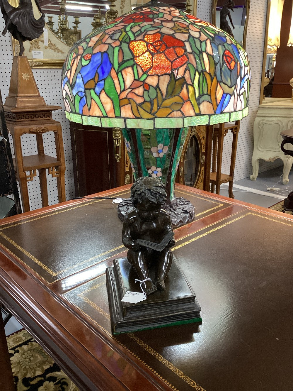 Baby w/ Book Bronze|4146