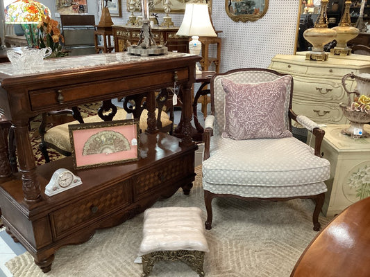 Ethan Allen French Country Bergere Chair|4152