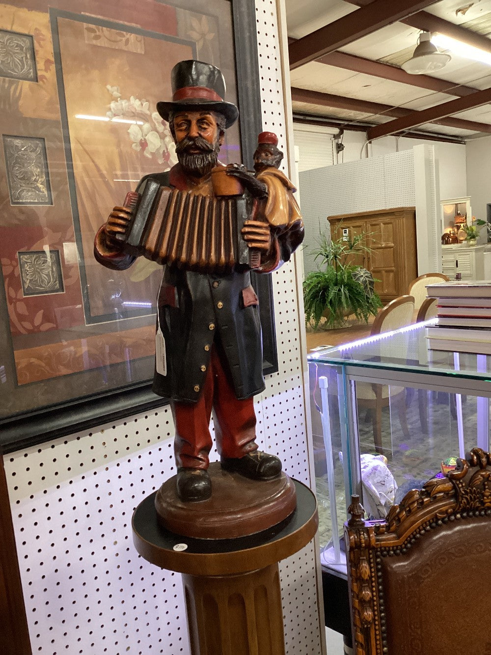 Man and Monkey Statue|4166