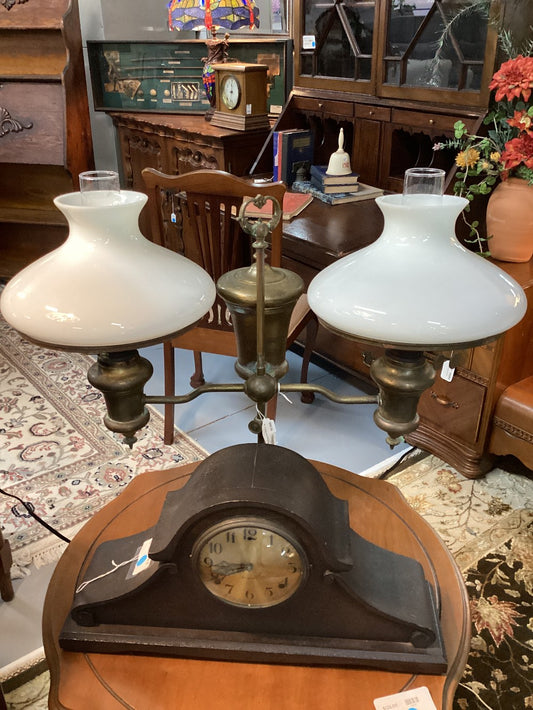 Double Arm Brass Oil Lamp|4236