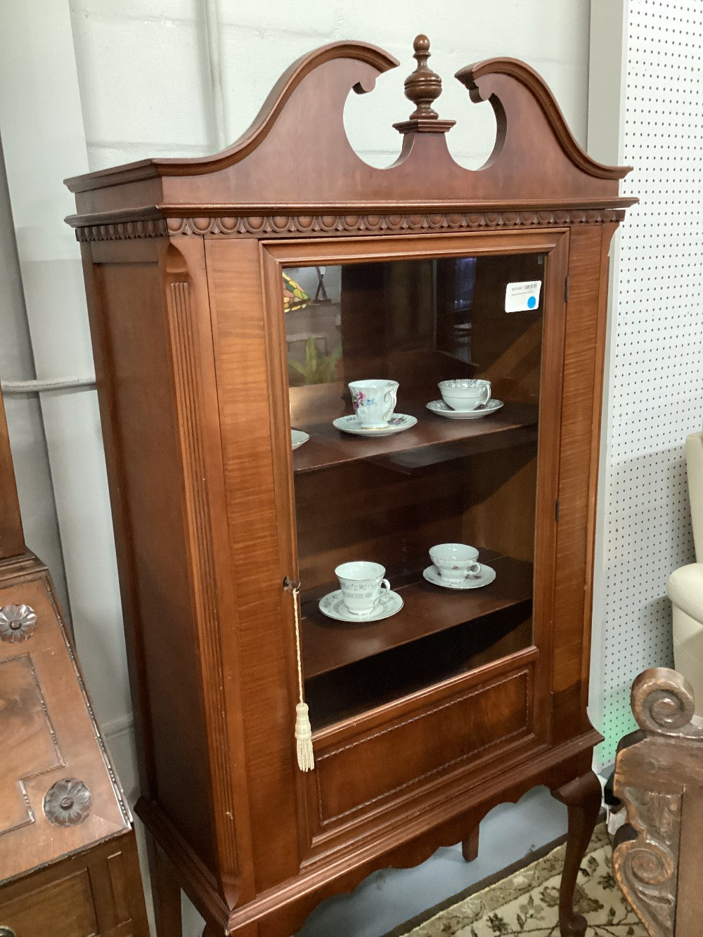 Square Glass Front Cabinet|4241