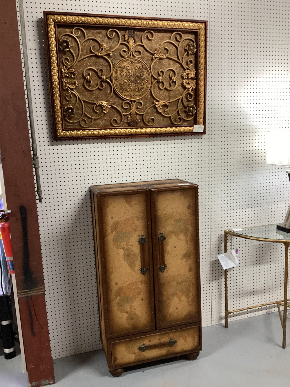 World map bookcase|4251