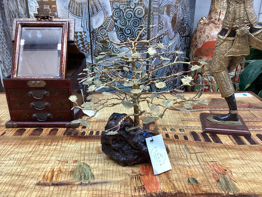 Bronze bonsai tree|4292