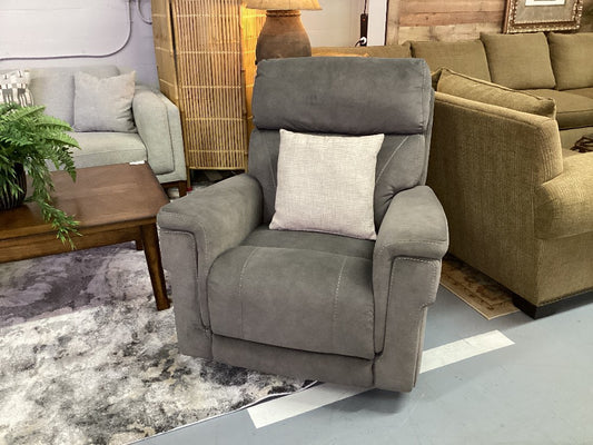 Gray electric remote recliner|4296