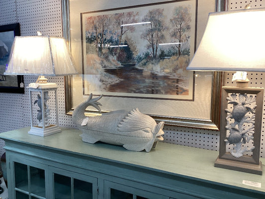 Wooden Coy fish sculpture|4311