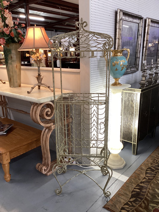 Large birdcage wine rack|4321