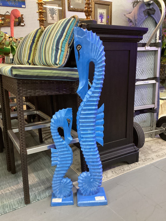 Lg Blue Seahorse|4368