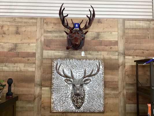 Deer head W Glasses/Pipe|4381