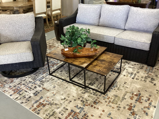 Coaster double tier coffee table|4451