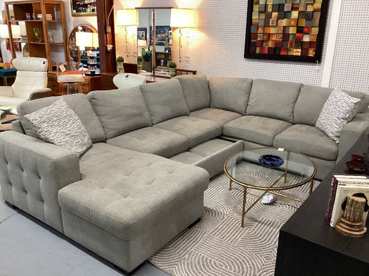 Storage gray sectional|4453