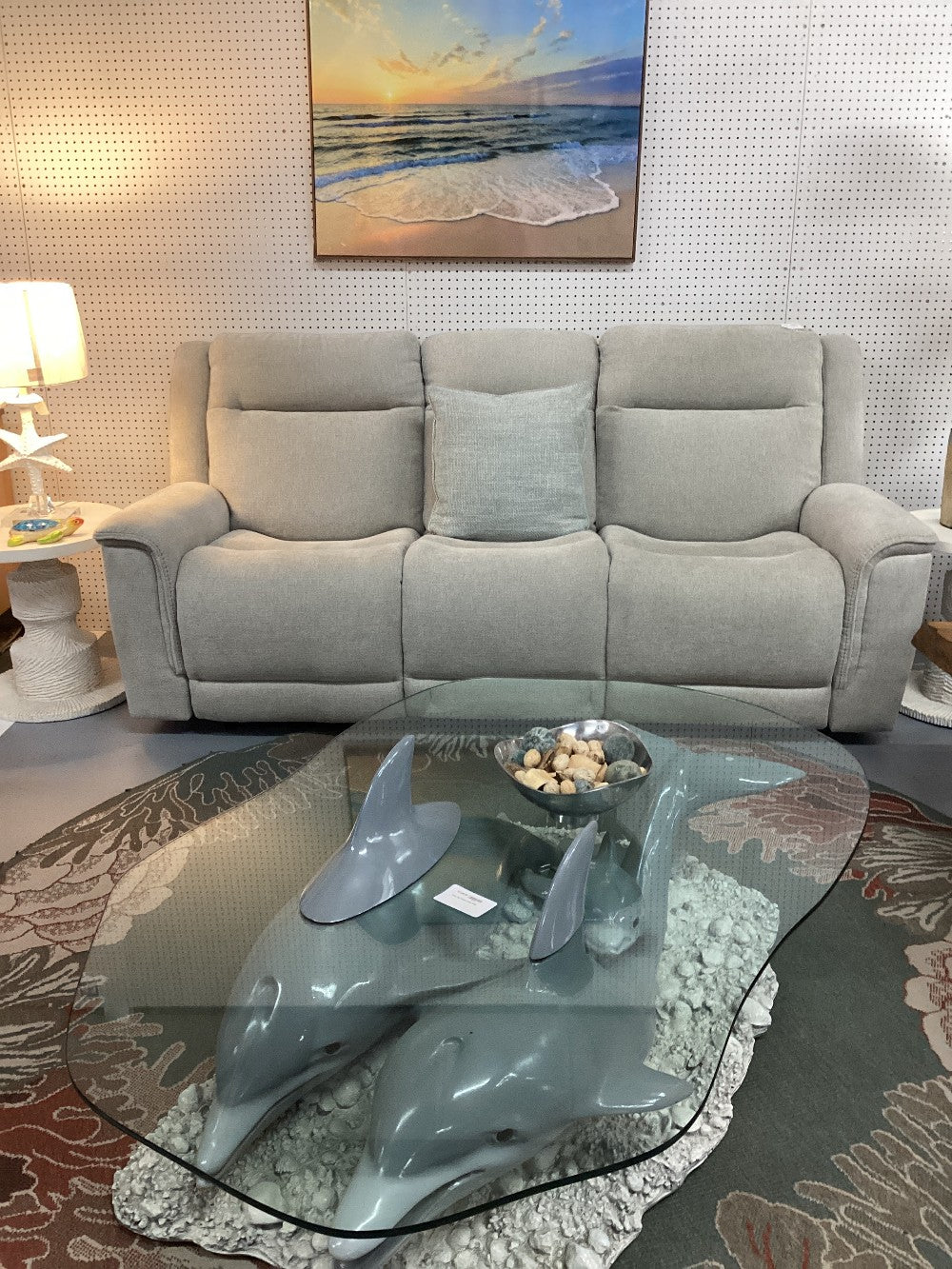 Electric Reclining Fabric Sofa|4515