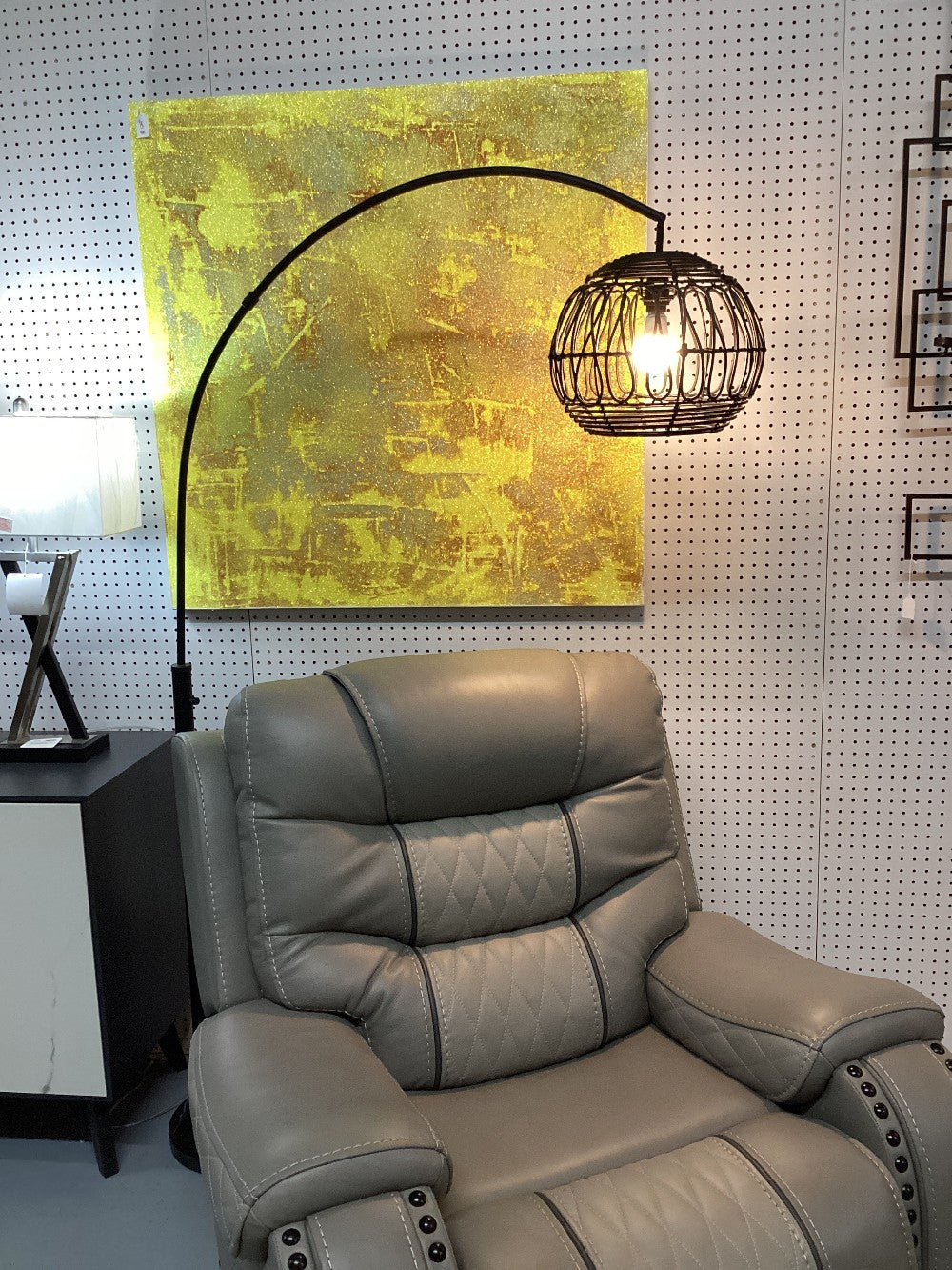 Ratan Arch floor lamp|4585