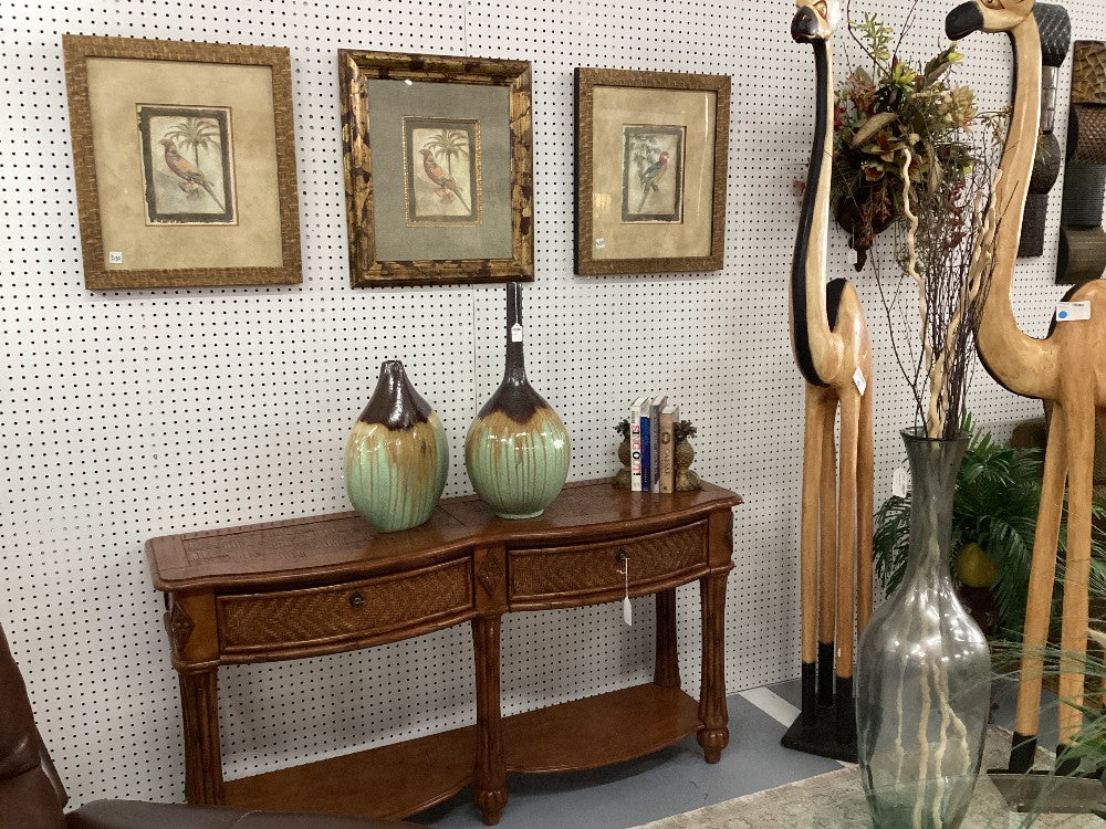 Wooden Sofa table with 2 drawers|4623