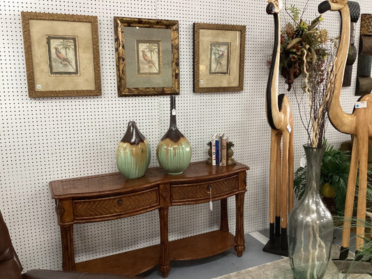 Wooden Sofa table with 2 drawers|4623