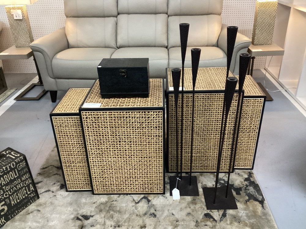 Cane nesting tables|4768