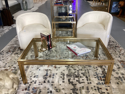 MCM Pierre Vandel Paris coffee table and end table|4770