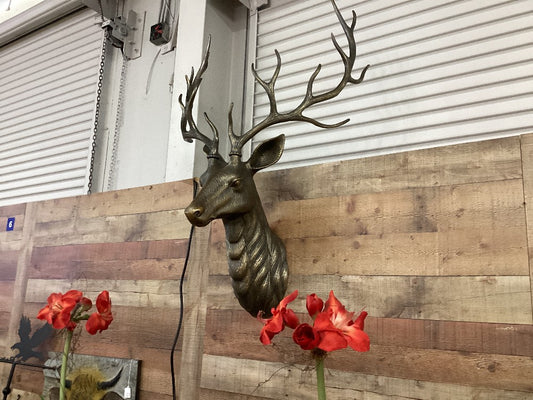 Gold Guilded aluminum deer|4837