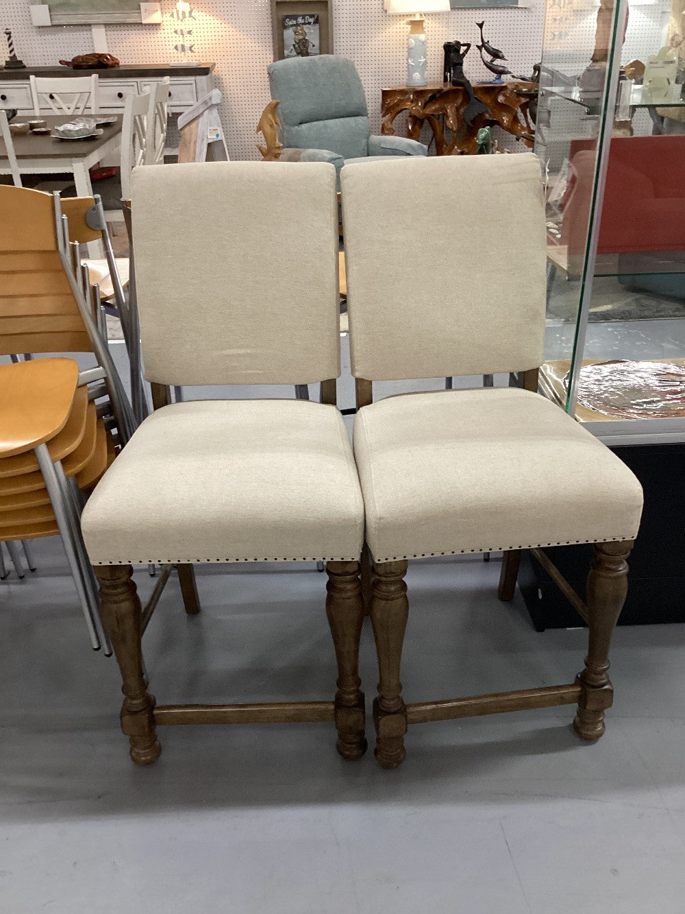 Fabric barstool|4879