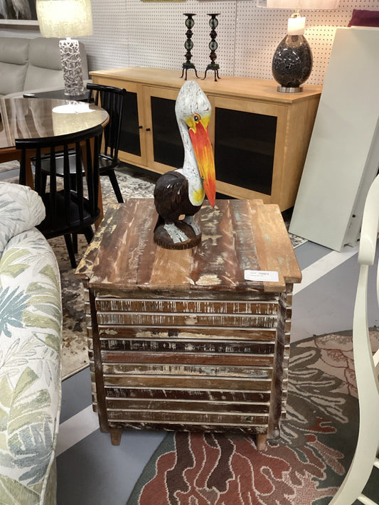 Distressed Side Table|4884