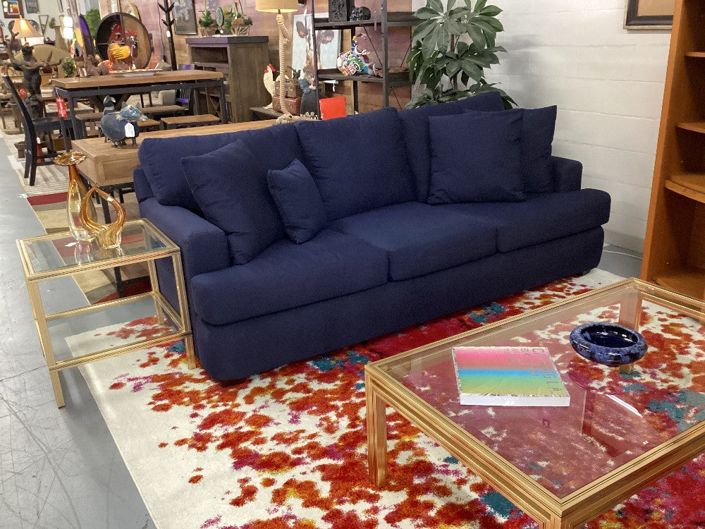Navy blue sofa|4909
