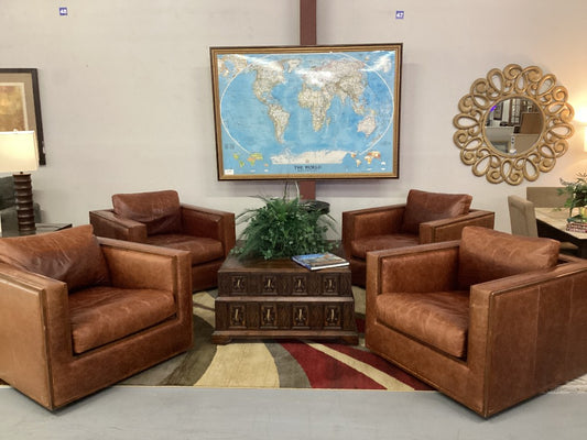 Leather swivel Chair|4954