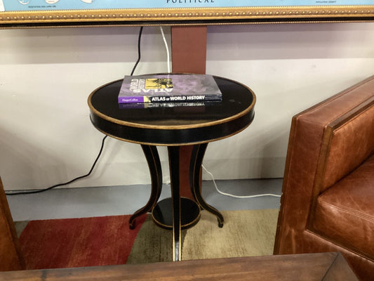 Black and Gold Side Table|4955