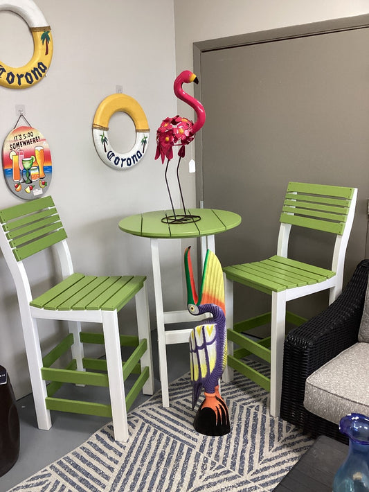 Phoenix Outdoor Polywood Contemporary 3pc Bar Dinette|5006