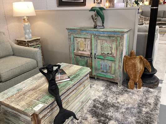 Carved turtle cabinet|5073