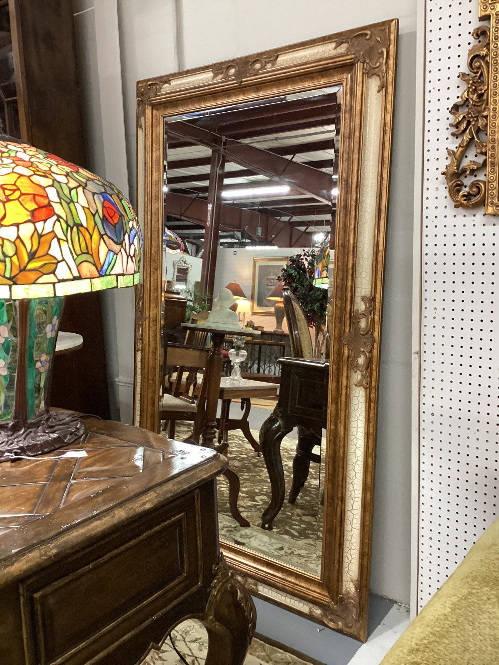 Large decorative floor mirror|5129