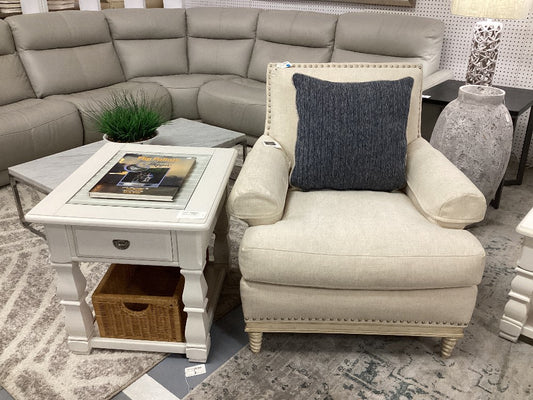 Shutter Side Table w/ Storage|5145