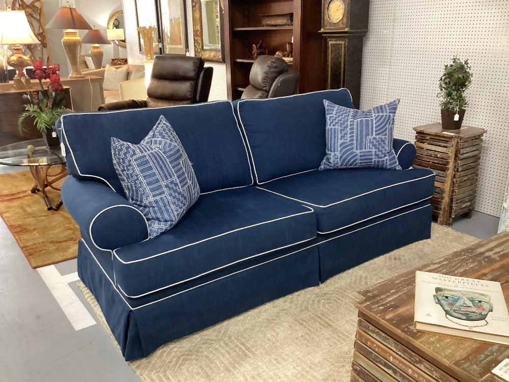 Stone and Leigh Blue sofa|5203
